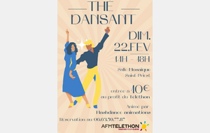 THE DANSANT DIMANCHE 22/02/26 SALLE MOSAIQUE