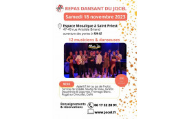 Achetez vos tickets pour le repas dansant du JOCEL 2023